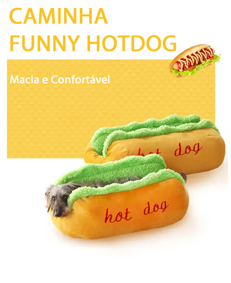 Caminha Funny HotDog™ | Para Cachorro e Gato