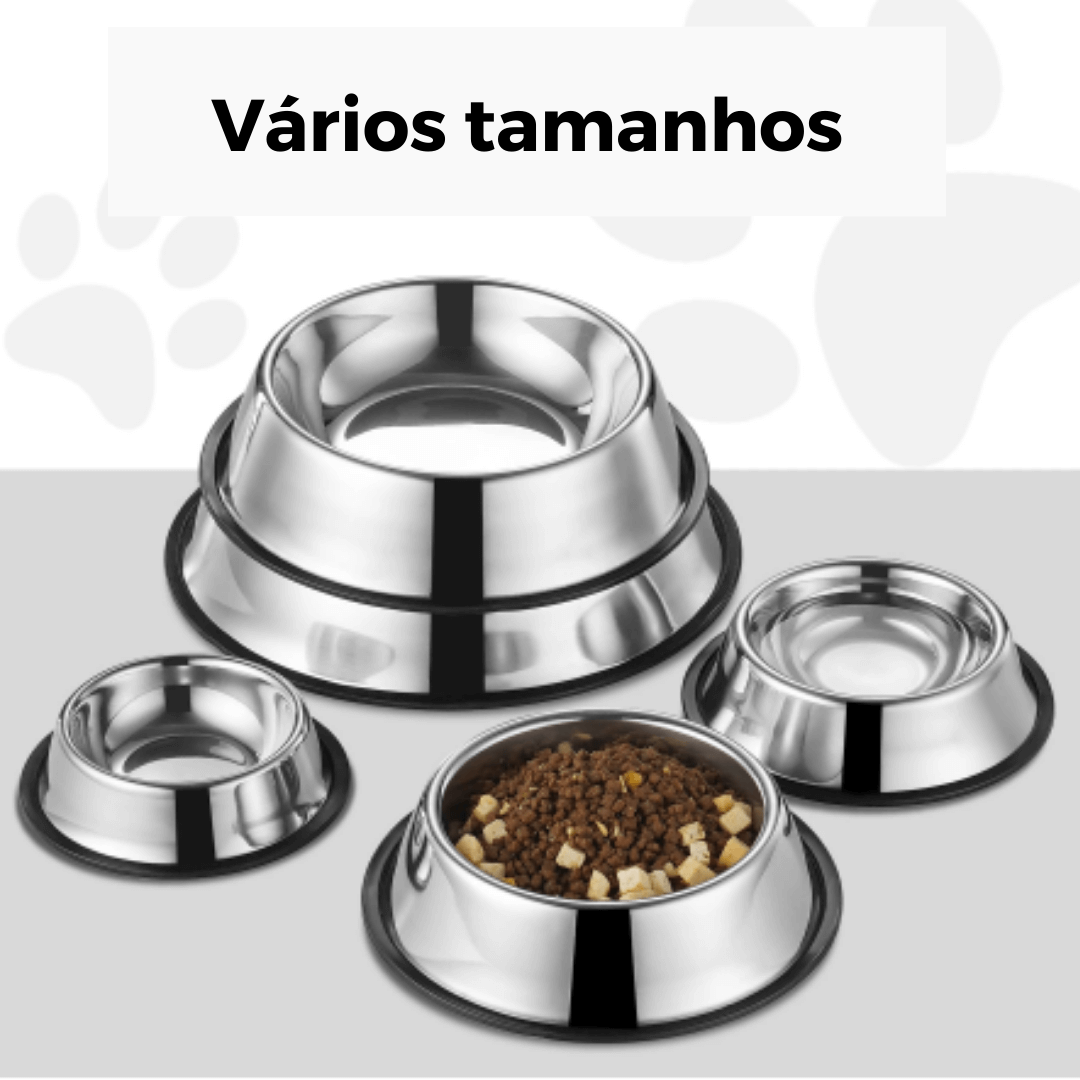 Comedouro Para Cachorro | Inox