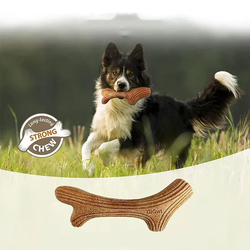 Brinquedo Mordedor Wooden Antler™ | Para Cachorro