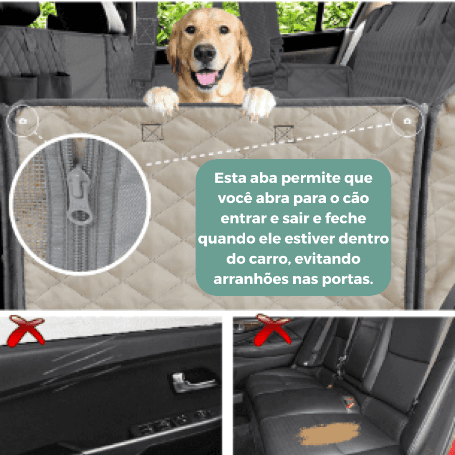 Capa para Cachorro no Carro | Banco do Carro