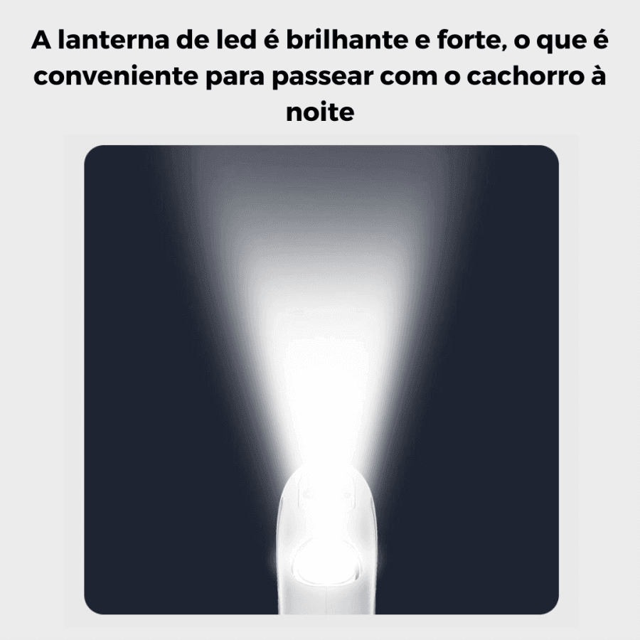 Guia Retrátil | Luz Led