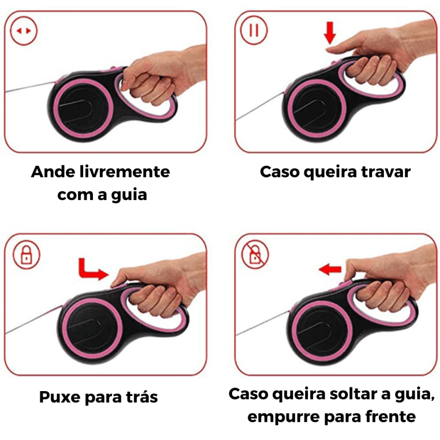 Guia Retrátil - 3 metros